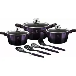 Cookware set berlinger haus BH-7141, 10 pieces, purple