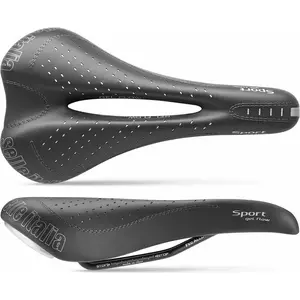 Bicycle saddle Selle Italia Sport Gel Flow — road racing, unisex, 14 cm x 27 cm, 330 g