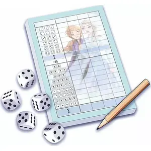 Board Game TREFL Puzzle Dice 'Frozen' – family dice game, Trefl, model 02689