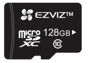 EZVIZ MicroSDXC UHS-I Class 3 Memory Card 128 GB with 90 MB/s Read Speed and 50 MB/s Write Speed