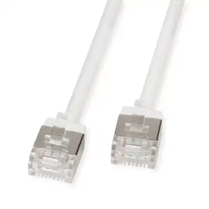 Networking cable ROLINE 21.15.4574 RJ-45 Cat6a 1.5 m White