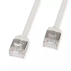 Networking Cable ROLINE 21.15.4500 RJ-45 Cat6a 0.5m Grey