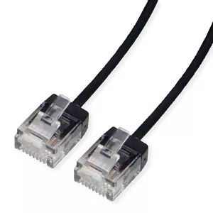 Networking Cable ROLINE 21.15.4463 RJ-45 Cat6a 3m Black