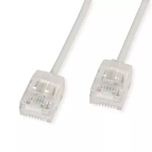 Networking cable ROLINE 21.15.4401 RJ-45 Cat6a 1 m Grey