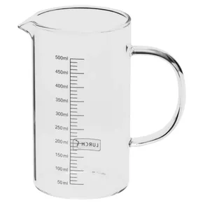 Measuring Cup Lurch DE550070201 500 ml glass with handle, spout, scale 50–500 ml, borosilicate