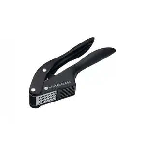 Garlic press and slicer Masterclass GB40MCGARLICBLK — 2‑in‑1 stainless steel blades, 20.5×3×7 cm, black