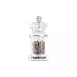 Pepper grinder Cole & Mason 675 Transparent 675 ml, Height 118 mm, Precision+ carbon steel mechanism