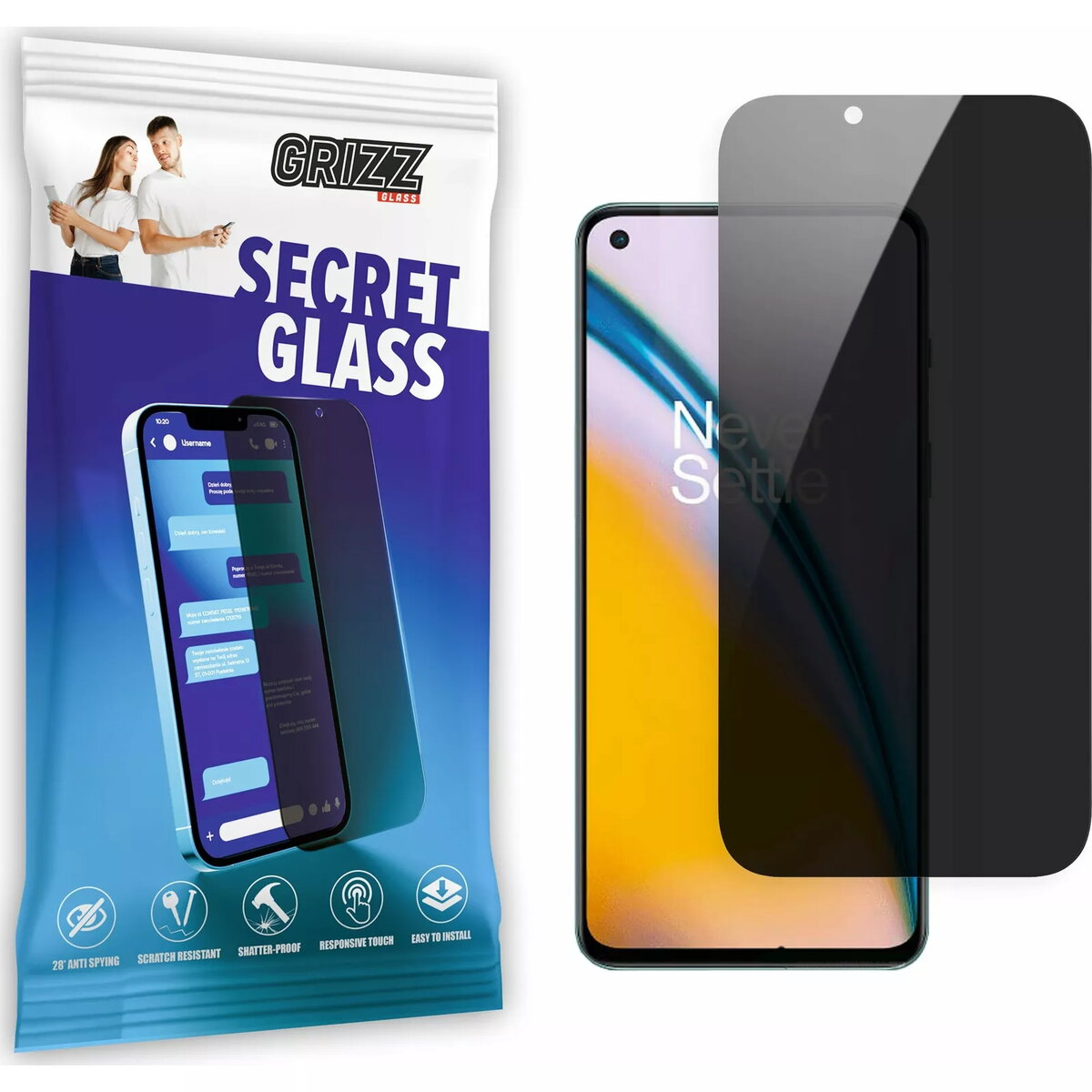 Privātumu nodrošinošs rūdīts stikls GrizzGlass SecretGlass