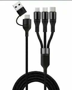 Kabel USB Kabel do Åadowania TYPE-C/Lightning 2.4A/micro 3 w 2