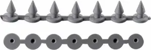 Cable tie (zip tie) Herbud NIT SZARY PVC — grey, PVC, pack of 1000