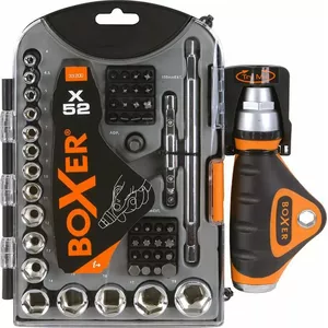 Набор инструментов BOXER Toppe og bitssæt, 52 предмета — BOXER 33200