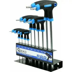 Screwdriver set GEKO G30591 Torx T9–T50, 10-piece