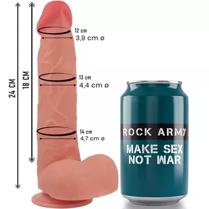 Dildo ROCKARMY Liquid Silicone Raptor 24 cm 4.4 cm