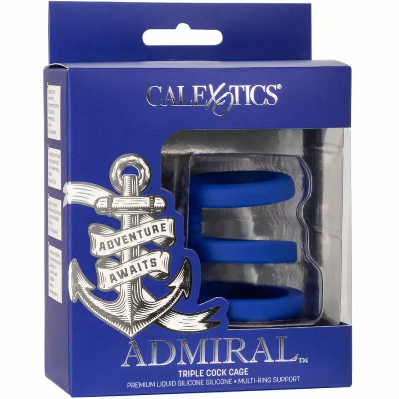 Мужская клетка CALEXOTICS Admiral Triple Blue D-238318 Photo 6