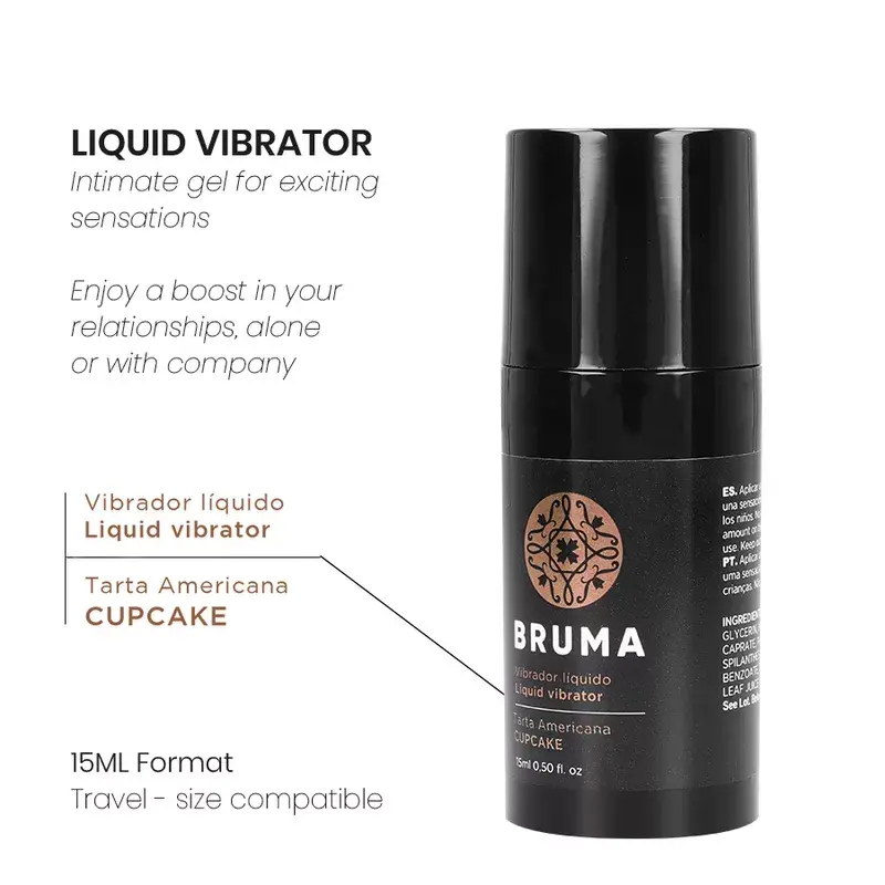 Masāžas eļļa BRUMA Liquid Vibrator 15 ml Photo 3