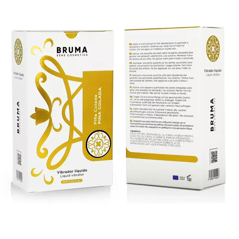 BRUMA Liquid Vibrator Ultra Sliding Pina Colada 15 ml Photo 7