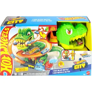 Игровая трасса Hot Wheels T-Rex Blaze Battle Photo 1