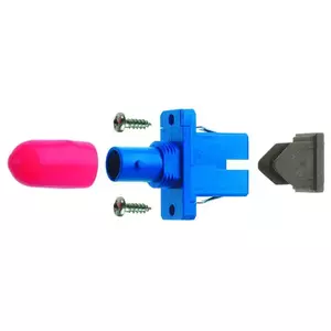 Переходник для кабеля Telegärtner J08082A0000 RJ45 Ethernet 0.2м Синий