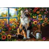 Puzzle Castor Blooming Cat Meditation 1000 gab. Photo 2