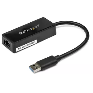USB 3.0 uz Gigabit Ethernet adapteris NIC StarTech.com USB31000SPTB Vadu savienojums