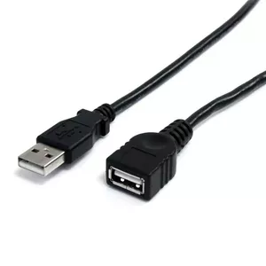 StarTech.com 10 ft Black USB 2.0 Extension Cable A to A - M/F 3m 0.48 Gbit/s