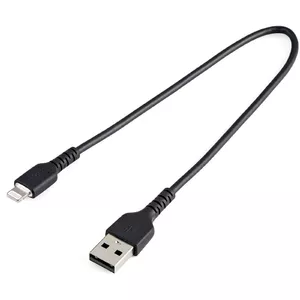 USB-A к Lightning кабель StarTech.com 30см Устойчивый Армидный Черный