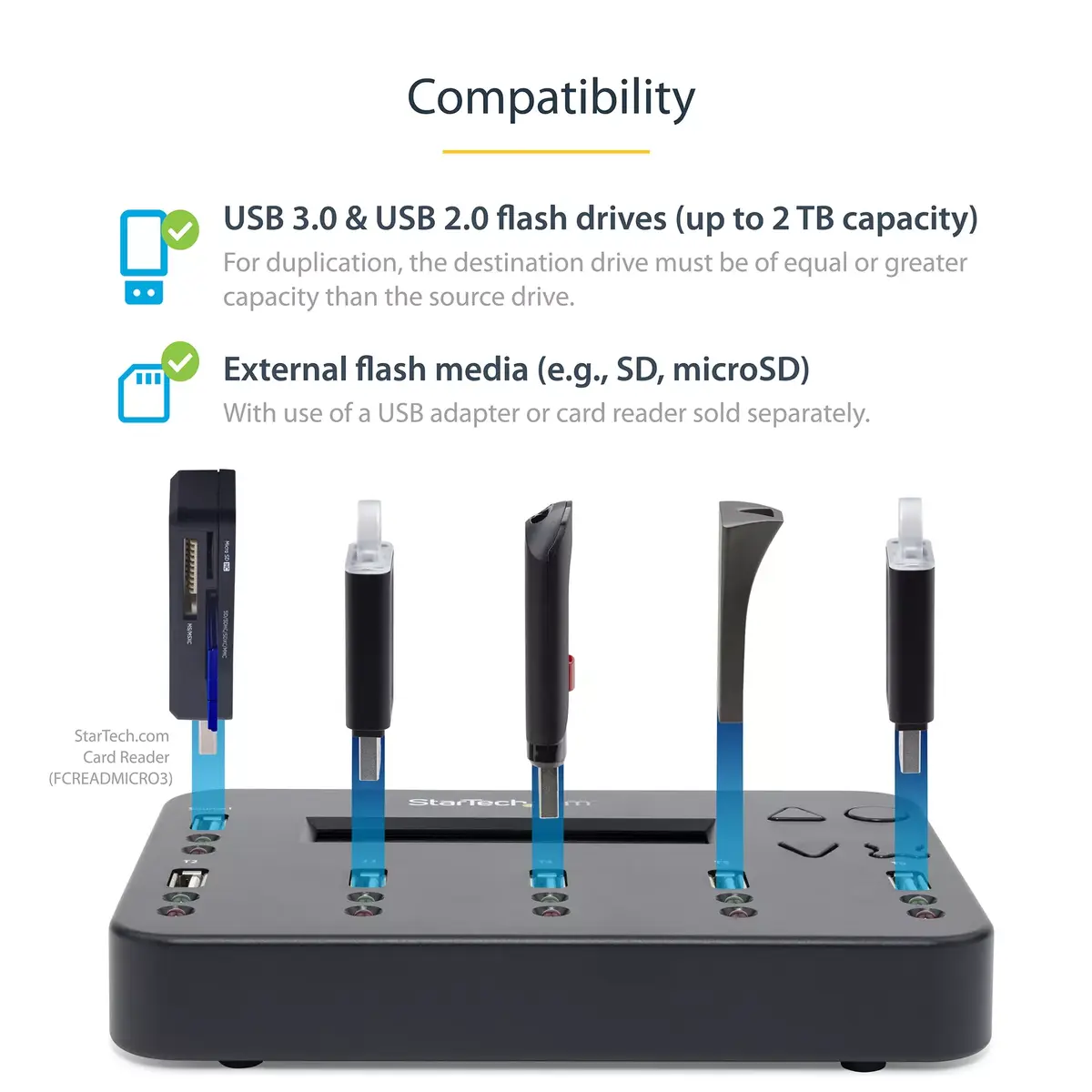 USB flash drive duplicator StarTech.com 5 copies USBDUP15 Photo 6