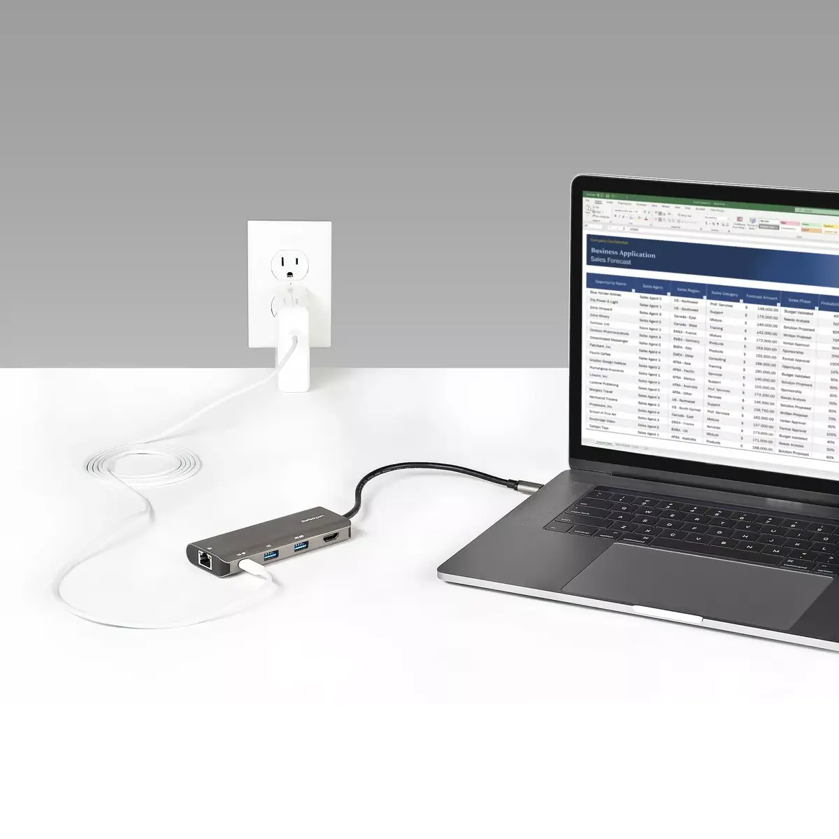 USB C Multiport Adapter StarTech.com DKT31CHPDL Photo 5