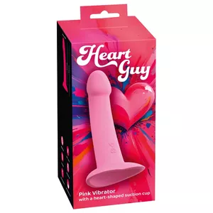 Vibrators you2toys Heart Guy Pink — silikona, uzlādējams, kopējais garums 19 cm, ievadāmais 17 cm, Ø 4 cm, ūdensizturīgs, 10 vibrācijas režīmi