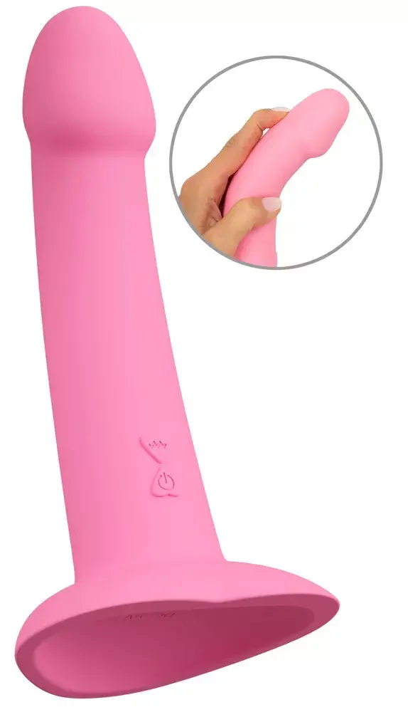 Вибратор you2toys Heart Guy Pink — силикон 19 см Photo 2