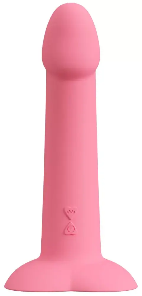 Вибратор you2toys Heart Guy Pink — силикон 19 см Photo 3