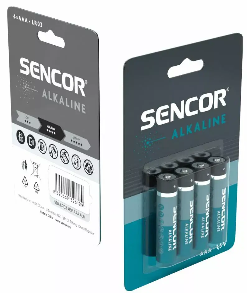 SENCOR AAA Alkaline Batteries 4 pcs Photo 4