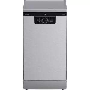 Built-in dishwasher BEKO BDFS26042XQ, 13 place settings, 47 dB, inverter motor, Stainless steel base