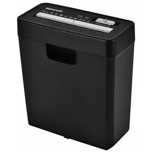 Paper shredder SENCOR SSK161 cross-cut, 6-sheet capacity, 6 mm strips, 10 L bin, compact office