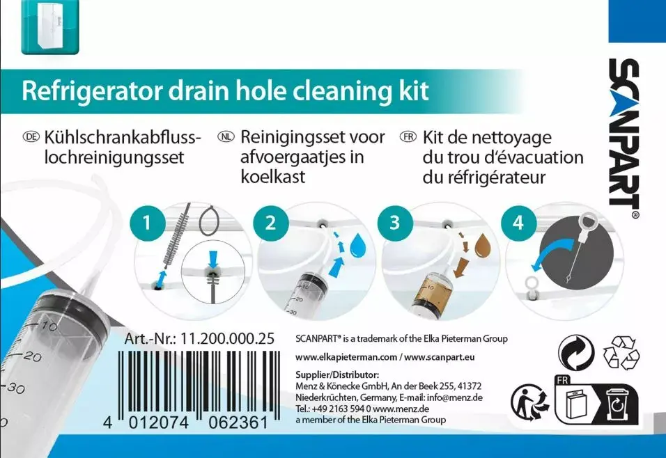 Ledusskapja drenāžas tīrīšanas komplekts SCANPART 1120000025 Photo 6