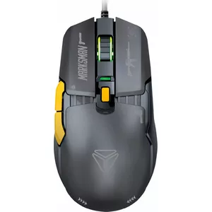 Игровая мышь YENKEE YMS 3600BK MARKSMAN — проводная оптическая мышь, USB, симметричный корпус