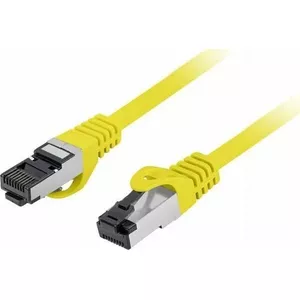 Патч-корд LANBERG S/FTP Cat.8.1 1,5 м LSZH CU fluke passed желтый