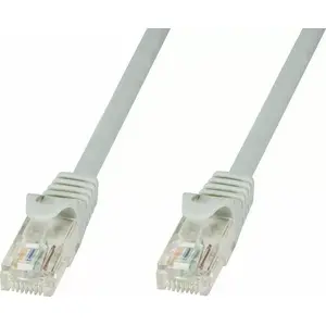 Patch Cable TECHLY Cat6 U/UTP (CCA) 1.5 m, RJ-45 — Grey