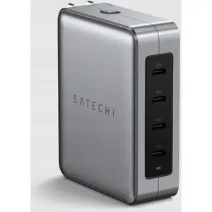 Зарядное устройство Satechi ST-W145GTM Универсальное Серебристое Быстрая зарядка 4 USB-C