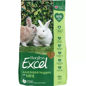 Burgess Excel Adult Rabbit Food with Mint 3 kg