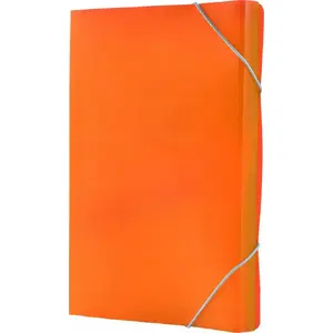 Folder accordion Tetis Teczka harmonijka PP with elastic corner A4 13 pockets orange
