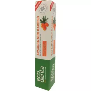 Toothpaste Ecodenta Protective with Sea Buckthorn Oil 75 ml