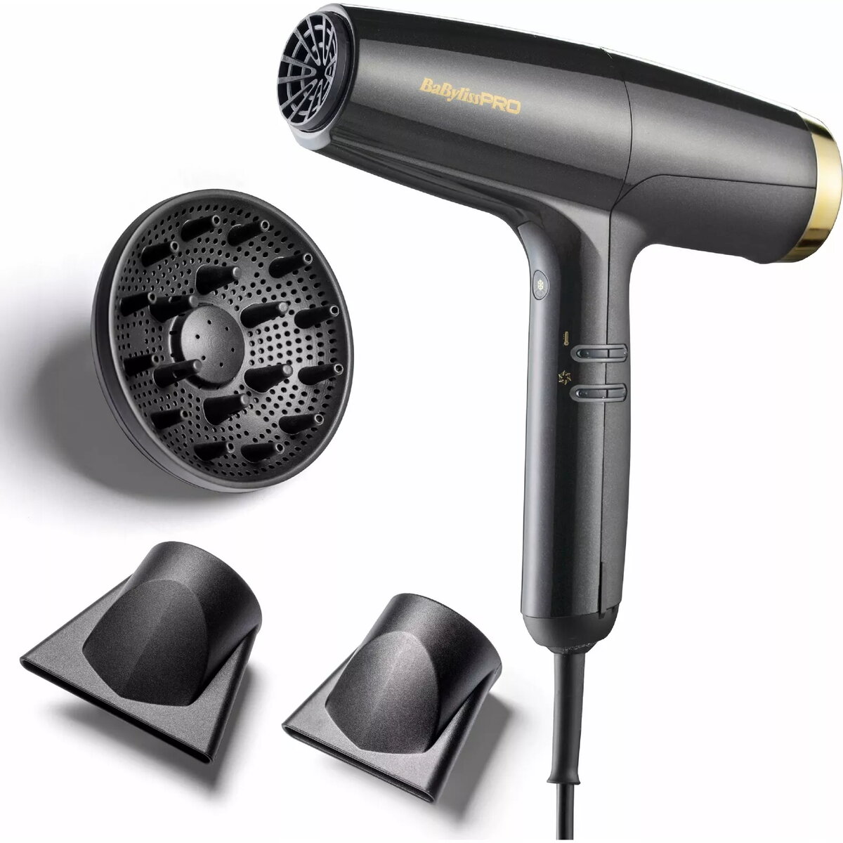 Fēns BaByliss Falco BAB8550E Gold —