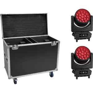 LED set EUROLITE TMH-H760 2x IP rated with wheeled case