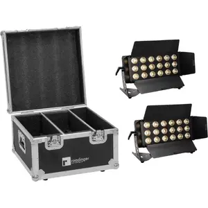 LED light set EUROLITE CLS-18 QCL RGB/WW 18x7W with flightcase