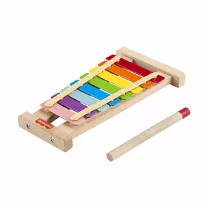 Игрушечный музыкальный инструмент Fisher-Price Деревянный ксилофон Многоцветный