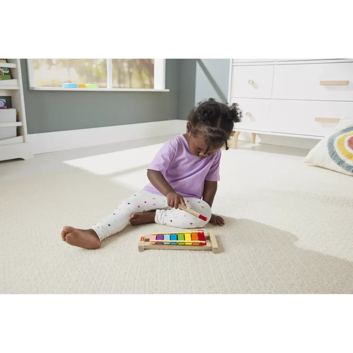 Игрушечный музыкальный инструмент Fisher-Price Деревянный ксилофон Photo 10