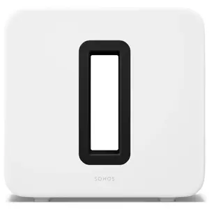 Активный сабвуфер Sonos Sub 4 — усилитель класса D, питание AC 110–240 В, 40,2×15,8×38,9 см, черный или белый