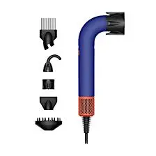 Dyson HD18 Supersonic r Fēns 1700 W Zils 110000 RPM 4 Sildīšanas Līmeņi 3 Ātrumi ar Difuzoru un Koncentratoru