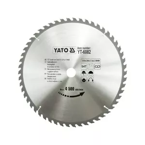 Дисковая пила YATO YT-6082 — диаметр 350 мм, посадочное 30 мм, для дерева и пластика